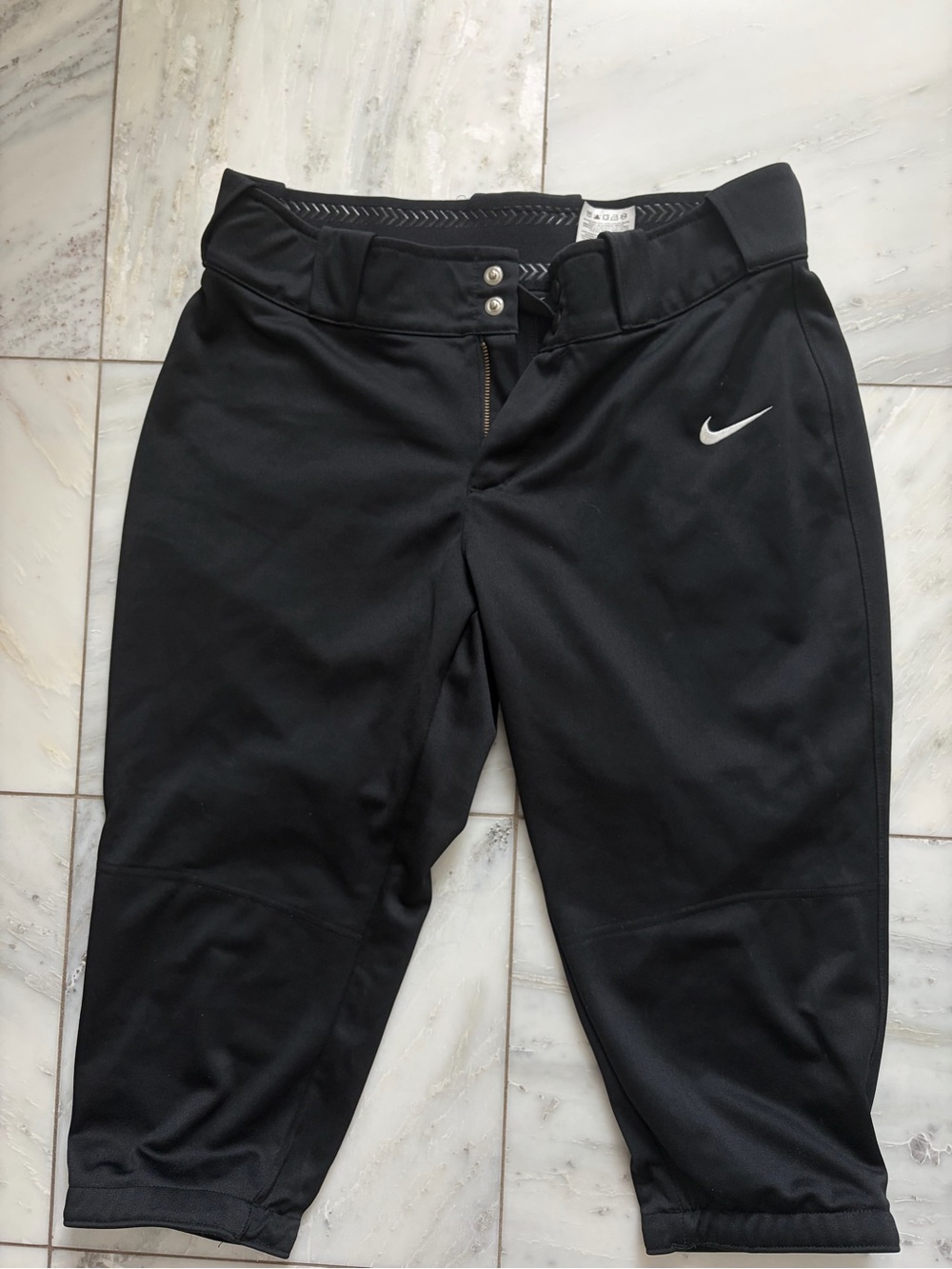 Nike Womens Black Athletic Baseball Pants